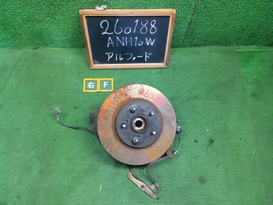 【中古】アルファード CBA-ANH10W 左フロントナックル 43212-58010
