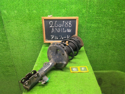 【中古】アルファード CBA-ANH10W 右フロントストラット 48510-80260