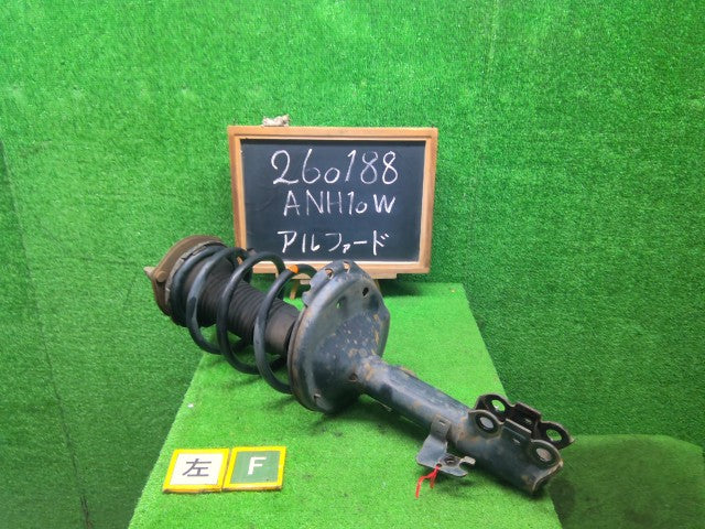 【中古】アルファード CBA-ANH10W 左フロントストラット 48520-59315