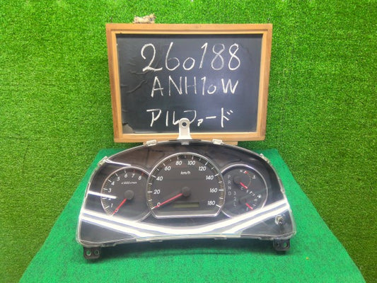 【中古】アルファード CBA-ANH10W スピードメーター 83800-58021