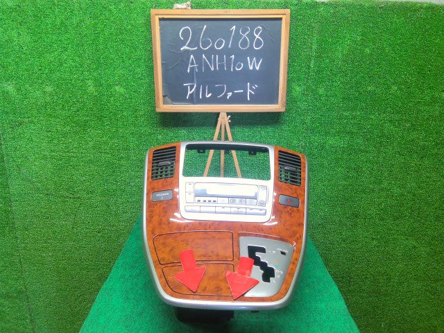 【中古】アルファード CBA-ANH10W オーディオ パネル