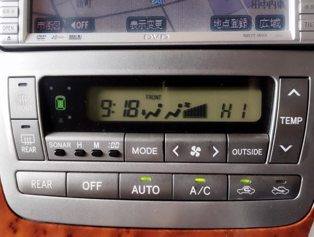 【中古】アルファード CBA-ANH10W オーディオ パネル
