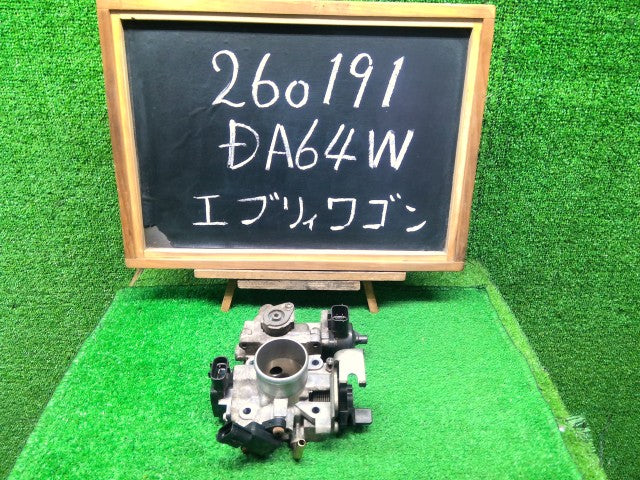【中古】エブリィ ABA-DA64W スロットルボディ 13400-68HV0