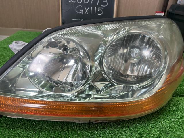 【中古】マーク2 TA-GX115 ヘッドランプ ヘッドライト