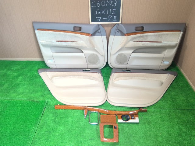 【中古】マーク2 TA-GX115 インパネ 木目調パネル