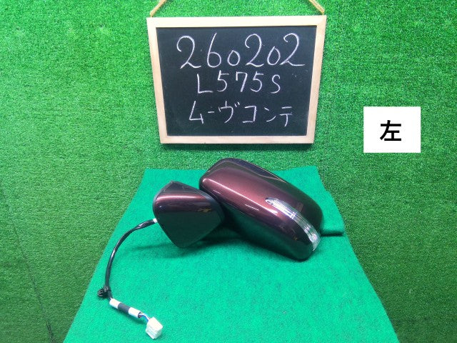 【中古】ムーヴコンテ DBA-L575S 左サイドミラー 87940-B2B50