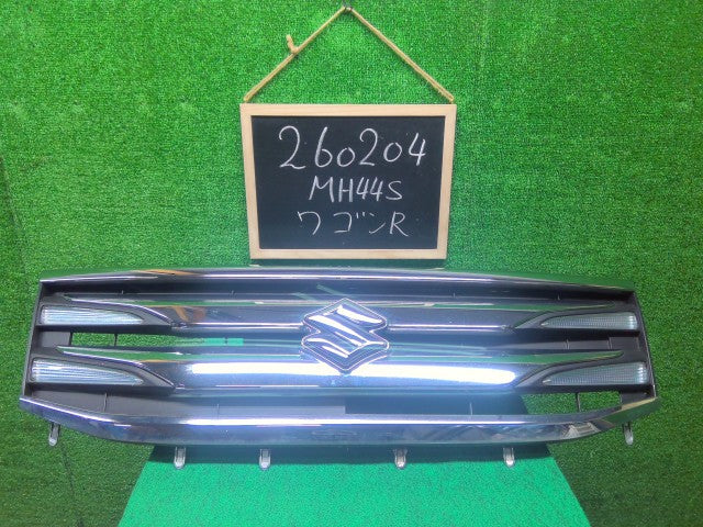 【中古】ワゴンＲ DAA-MH44S ラジエータグリル 71741-85P10-A1D
