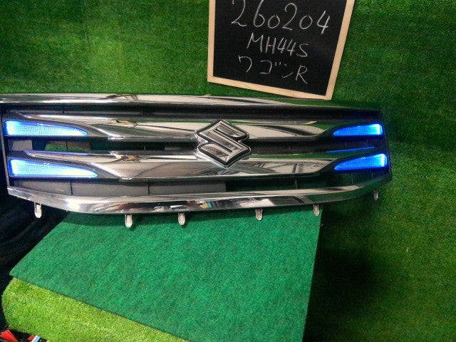 【中古】ワゴンＲ DAA-MH44S ラジエータグリル 71741-85P10-A1D