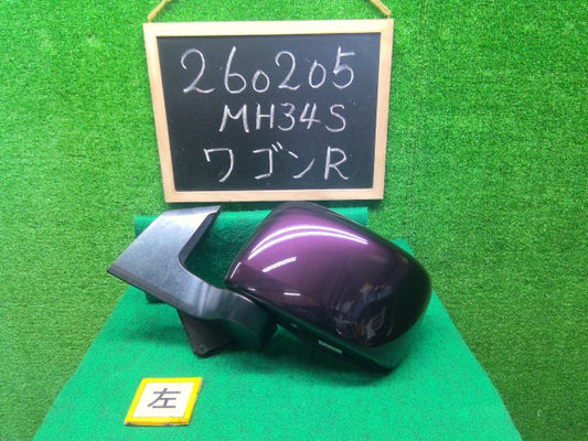 【中古】ワゴンＲ DBA-MH34S 左サイドミラー 847Y2-72MV1