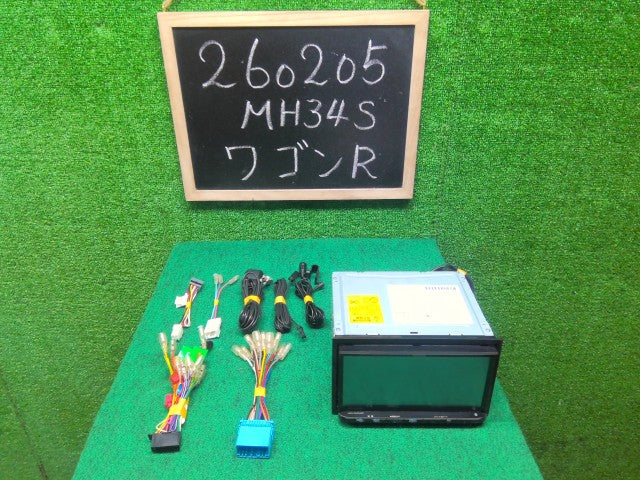 【中古】ワゴンＲ DBA-MH34S カーナビゲーション ケンウッド