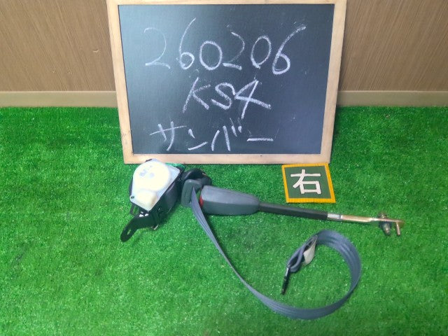 【中古】サンバー V-KS4 ドライバーシートベルト 運転席