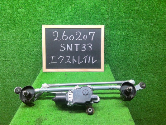 【中古】エクストレイル 6AA-SNT33 フロント ワイパーモーター