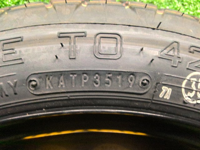 【中古】ヴィッツ DBA-NSP135 テンパー スペア