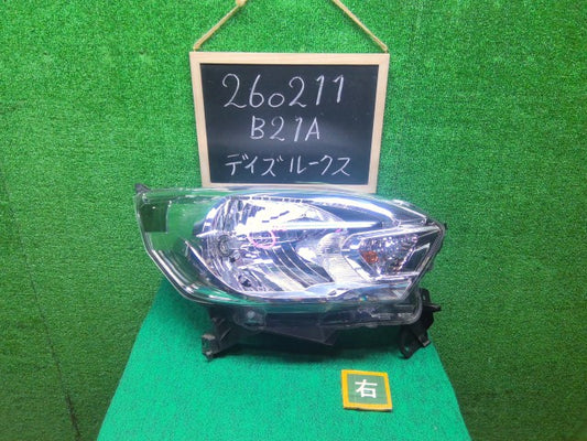 【中古】デイズルークス DBA-B21A 右ヘッドランプＡＳＳＹ 26010-6A02H