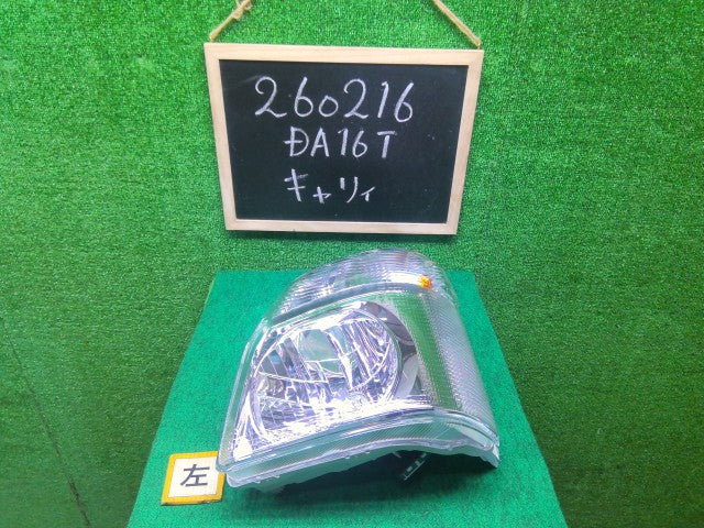 【中古】キャリィ EBD-DA16T 左ヘッドランプＡＳＳＹ 35320-82M01