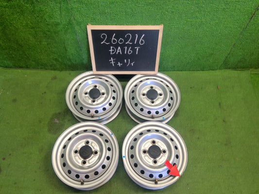 【中古】12インチ スチールホイール 3.5J 4H