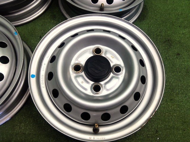 【中古】12インチ スチールホイール 3.5J 4H