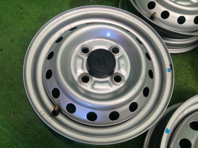【中古】12インチ スチールホイール 3.5J 4H