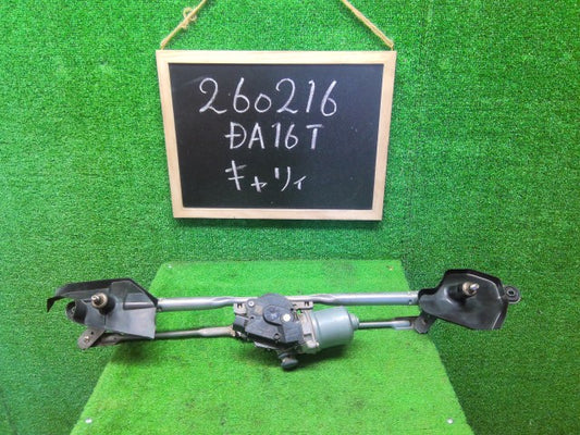 【中古】キャリィ EBD-DA16T フロントワイパーモーター 38100-82M01