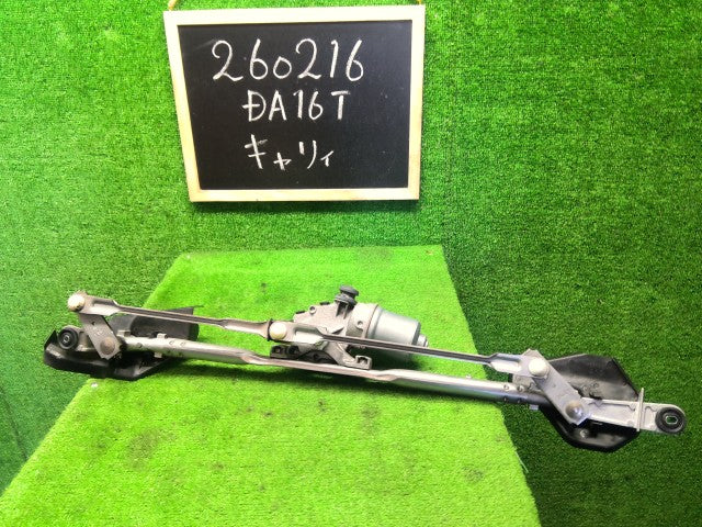【中古】キャリィ EBD-DA16T フロントワイパーモーター 38100-82M01