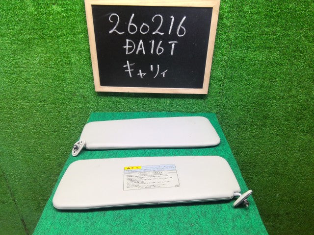 【中古】キャリィ EBD-DA16T サンバイザー 84801-67H54-6GS