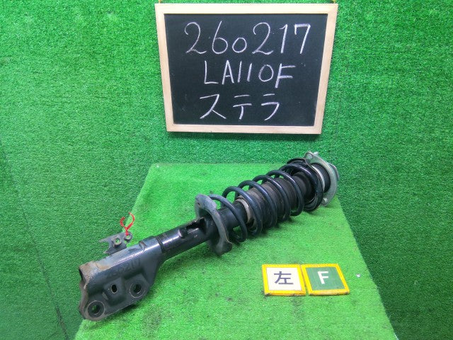【中古】ステラ DBA-LA110F 左フロントストラット 48520B2A70