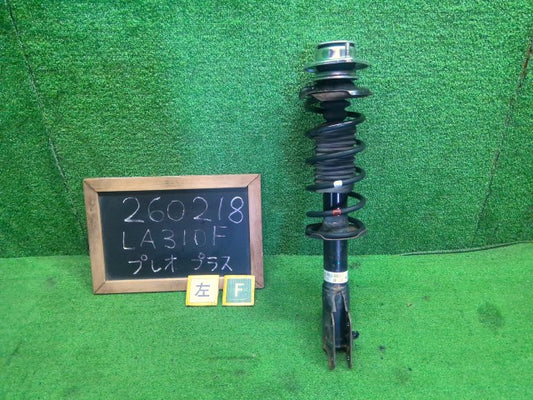 【中古】プレオプラス DBA-LA310F 左フロントストラット 48510B2B20