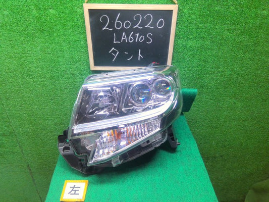 【中古】タント DBA-LA610S 左ヘッドランプＡＳＳＹ 81185-B2070-