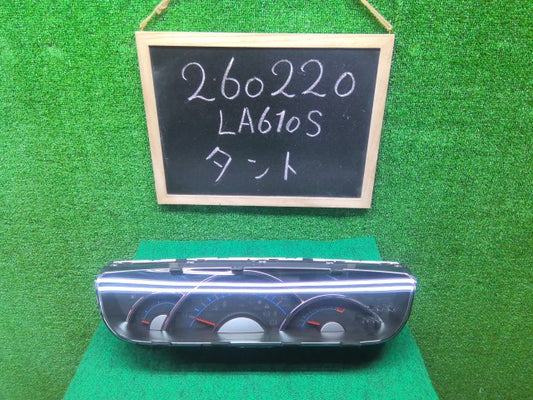 【中古】タント DBA-LA610S スピードメーター 83800-BA360-
