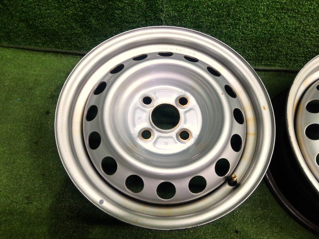 【中古】No2 スチールホイール 14インチ 5J