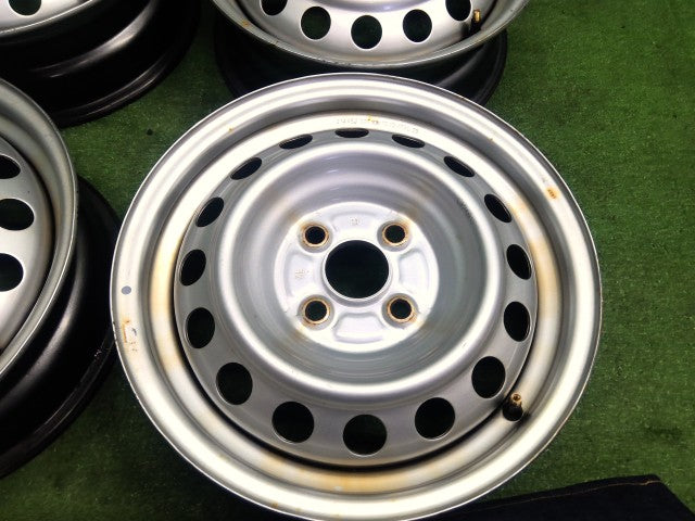 【中古】No2 スチールホイール 14インチ 5J