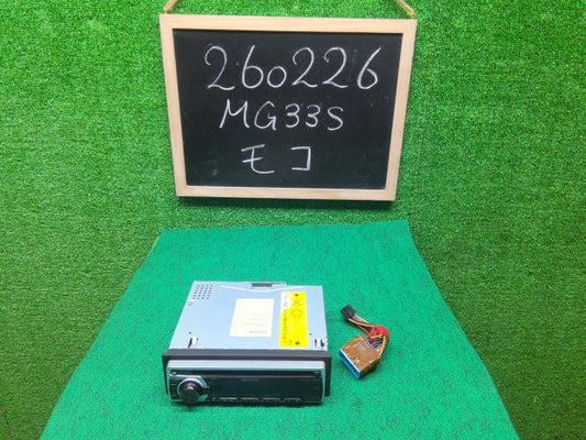 【中古】モコ DBA-MG33S外し 社外ケンウッド オーディオ