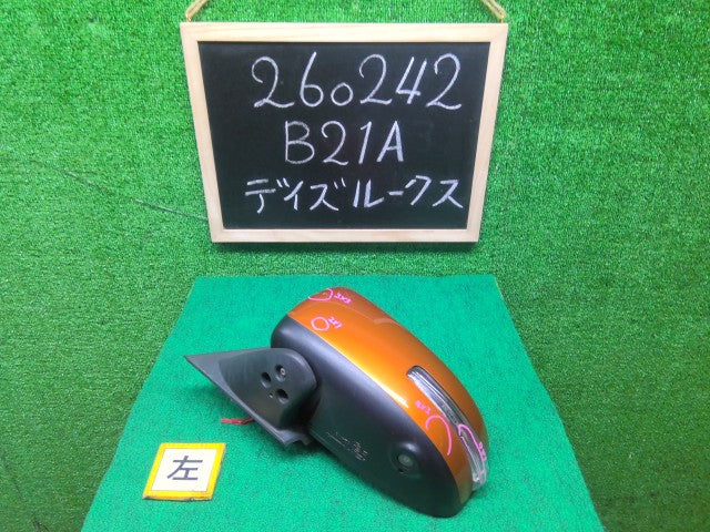 【中古】デイズルークス DBA-B21A 左サイドミラー 96302-6A29E