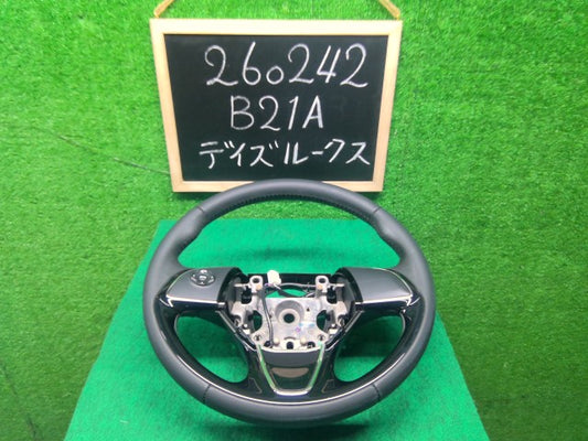 【中古】デイズルークス DBA-B21A ステアリングホイール 48430-6A01J