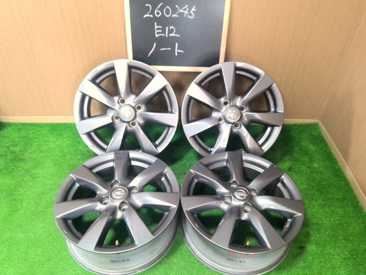 【中古】日産純正 アルミホイール 15インチ 4本セット