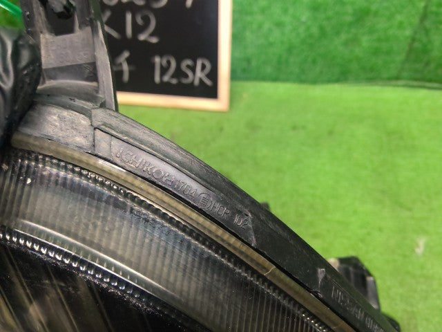 【中古】マーチ CBA-AK12 ヘッドランプ左右セット