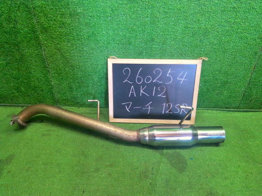 【中古】マーチ CBA-AK12 社外 リアマフラー