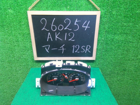 【中古】マーチ CBA-AK12 スピードメーター 24820-1A165