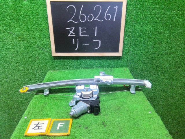【中古】リーフ ZAA-ZE1 左フロントドアレギュレータ・モーター 80721-5SK7A