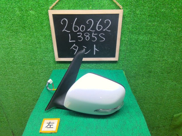 【中古】タント DBA-L385S 左サイドミラー 87940-B2A61