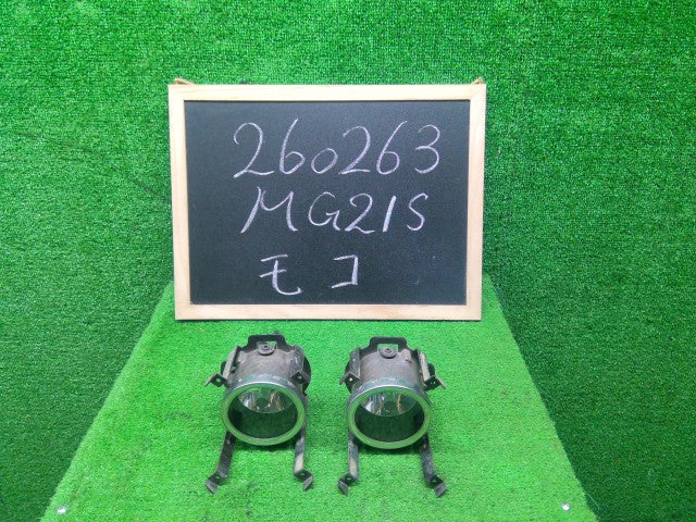【中古】モコ UA-MG21S フォグランプ左右セット
