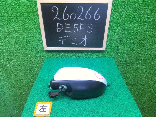 【中古】デミオ DBA-DE5FS 左サイドミラー D655-69-180D