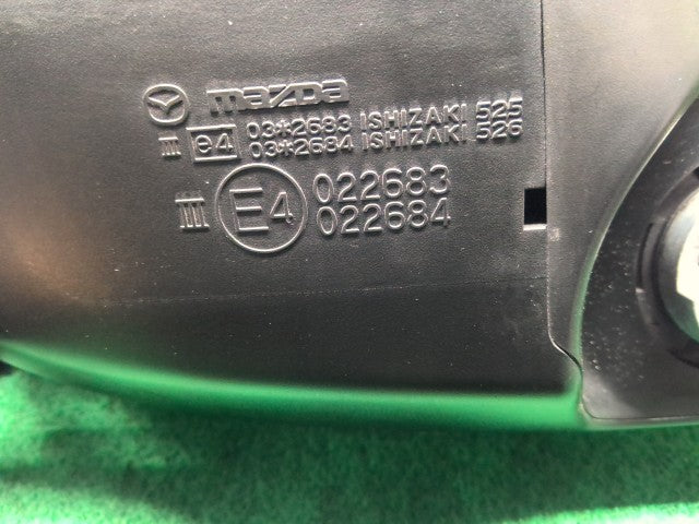 【中古】デミオ DBA-DE5FS 左サイドミラー D655-69-180D