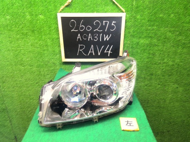 【中古】ＲＡＶ－４ DBA-ACA31W 左ヘッドランプＡＳＳＹ 81150-42340