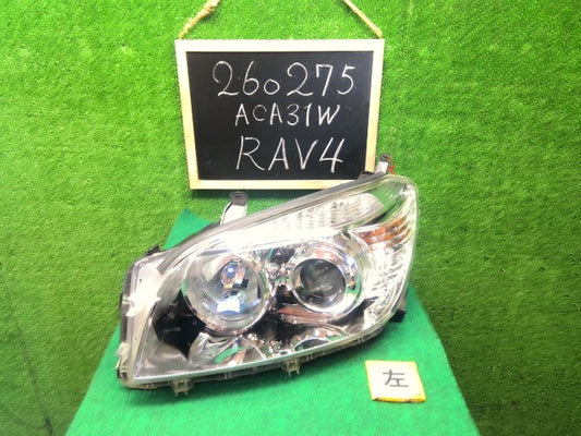 【中古】ＲＡＶ－４ DBA-ACA31W 左ヘッドランプＡＳＳＹ 81150-42340