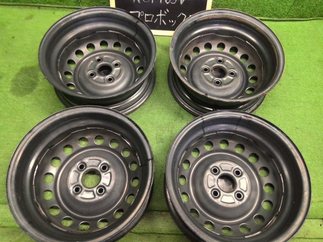 【中古】スチールホイール 14インチ 5J 4H