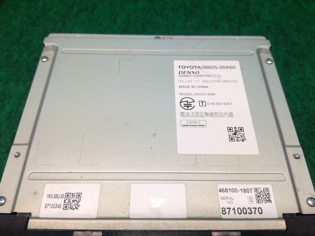 【中古】プロボックス DBE-NCP165V NSCD-W66 カーナビゲーション