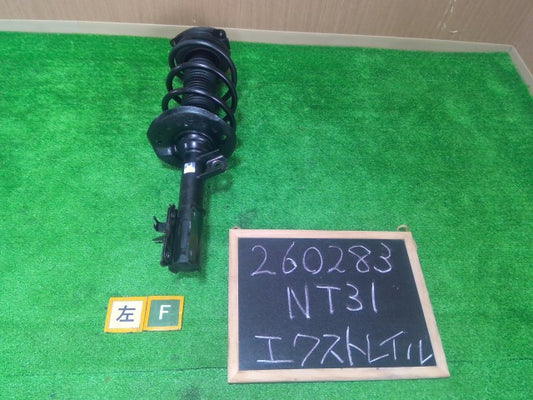 【中古】エクストレイル DBA-NT31 左フロントストラット ショック
