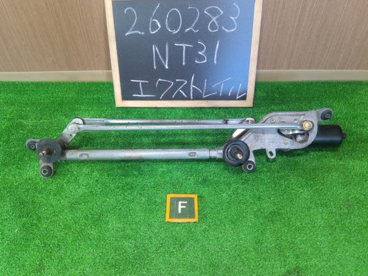 【中古】エクストレイル DBA-NT31 フロントワイパーモーター リンク付き