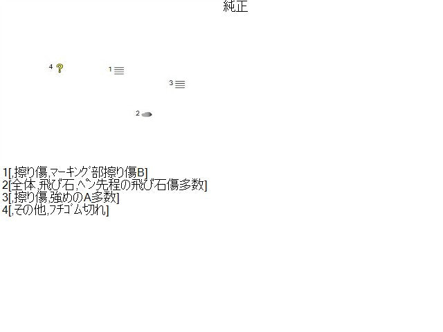 【中古】ハイラックスサーフ Y-KZN130W 左フロント オーバーフェンダー 53848-35900 自社品番260291 204
